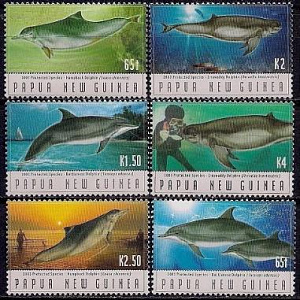 Папуа Новая Гвинея, 2003, Дельфины, 6 марок